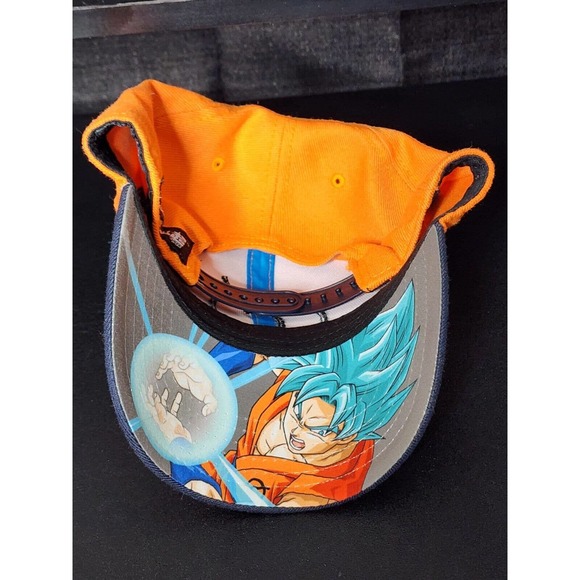 Dragon Ball Super Whis Goku Logo Adjustable Snapback Hat Officially Licensed - Picture 1 of 8